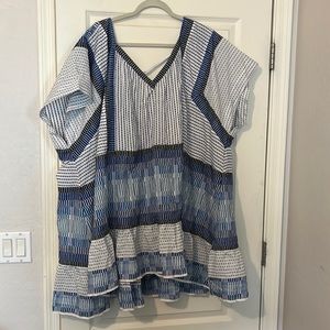 FREE PEOPLE Horizon hues midi. Oversized dress. Size small. NWT